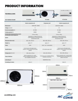 Climatiseur de stationnement 24V pour camions, fourgons, camping-cars, ventes directes d'usine, état neuf