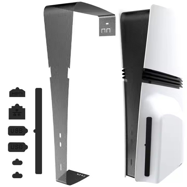 PG-P5R001 Dust Plug Kit for PS5 Pro Disc/Digital Game Console Simple Dust-proof Net Set