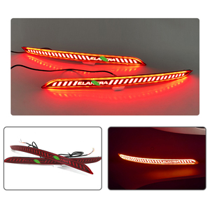 Fanalino posteriore a LED per paraurti auto con indicatori di direzione <span class=keywords><strong>e</strong></span> luce pilota, modificato per Hyundai Elantra 2016-2020 - Vendita all'ingrosso - Product Image 6