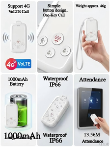 HC02 - Tarjeta de Identificación Electrónica para Niños con GPS y 4G LTE, Rastreador con Llamada de Emergencia SOS, Resistente al Agua IP65, Larga Duración de Batería para la Seguridad Escolar - Product Image 5