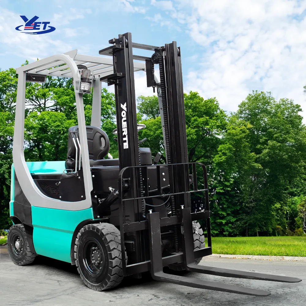 Gratis pengiriman forklift listrik 1.5 ton 2 ton 3 ton 4 roda truk palet forklift listrik untuk dijual