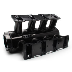 黑色银色92毫米102毫米LS1 LS2 LS6 TIG焊接装配式进气歧管，带燃油轨 - Product Image 2