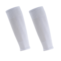 Pinbo haute qualité athlètes sans pied Football jambe mollet soutien chaussettes bas de noël Compression jambe manches mollet manches