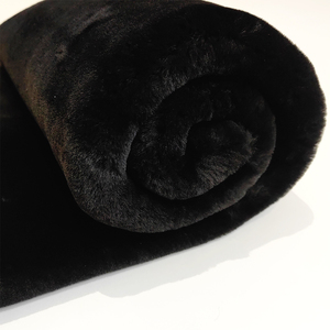 Piel de oveja Protección ambiental ecológica Chaqueta de piel de cordero suave de alta densidad Forro de abrigo y cuello - Product Image 1