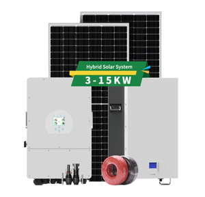 JINKO แผงโซลาร์เซลล์พลังงานแสงอาทิตย์ชุด20Kw 10Kw หลังคา30Kw ระบบเก็บพลังงานแสงอาทิตย์แบบไฮบริดสำหรับบ้าน - Product Image 1