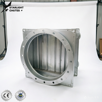 STARLIGHT CHUTES SC Clapet d'obstruction anti-fumée pour l'extraction des fumées avec 280 ° Lien de liaison à fusionner à chaud pour système d'échappement haute température, dimensions personnalisables