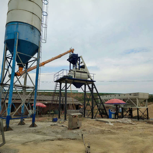 Centrale à béton industrielle stationnaire HZS50 50m³/h, ligne de production automatique, moteur à bas prix pour petites constructions - Product Image 2