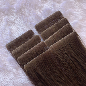 Extensions de cheveux invisibles russes à bandes adhésives, vente en gros, extensions de cheveux <span class=keywords><strong>Remy</strong></span> à double face avec bandes adhésives injectées - Product Image 3