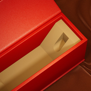 กล่องของขวัญเครื่องดื่มไวน์แดงสุดหรูทำมือ พร้อมสีและโลโก้ที่ปรับแต่งได้ วัสดุหนัง บรรจุภัณฑ์และโซลูชั่นการจัดเก็บระดับพรีเมียม - Product Image 5