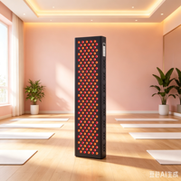 Panneau de luminothérapie rouge professionnel pour salon, système complet pour le corps avec photothérapie LED, photobiomodulation, 5 longueurs d'onde, prise US