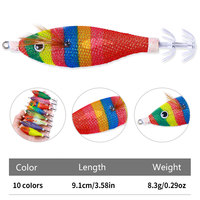 Boîte d'emballage nouveau Style veilleuse appâts de pêche appâts lumineux calmar crevettes leurre de pêche