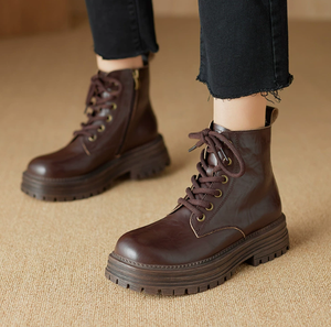 <strong>Women's</strong> Classic High <strong>Heel</strong> Walking <strong>s</strong> Casual <strong>Low</strong> Cut Sports Hiking <strong>Ankle</strong> <strong>Boots</strong> - Product Image 4