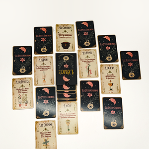 Fábrica de Proveedores Chinos: Baraja de <span class=keywords><strong>Cartas</strong></span> del <span class=keywords><strong>Tarot</strong></span> Oracle con Impresión Personalizada y Borde Dorado, Venta Caliente - Product Image 3