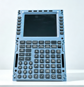 Équipement de simulation de vol MCDU 2e génération, interface USB SIM, synchronisation MSFS2020 Xplane FENIX FBW A320 <span class=keywords><strong>NEO</strong></span>, vente chaude - Product Image 1