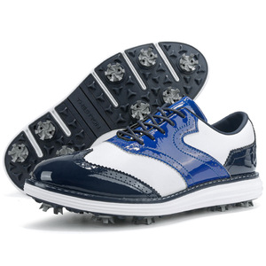 Chaussures <span class=keywords><strong>de</strong></span> <span class=keywords><strong>golf</strong></span> <span class=keywords><strong>vintage</strong></span> K17 à crampons pour hommes, en cuir imperméable, baskets <span class=keywords><strong>de</strong></span> <span class=keywords><strong>golf</strong></span> professionnelles antidérapantes pour l'extérieur - Product Image 5