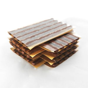 Toolon Wasserdichte Gummi-Reparaturstreifen - Schnellwirkendes Reifenpannen-Reparaturset (100mm Länge) Schwarz/Braun Audi A8 1 Jahr - Product Image 2