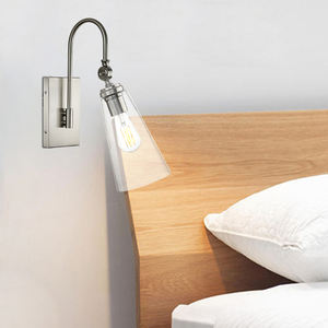Appliques murales modernes <span class=keywords><strong>de</strong></span> chevet d'hôtel réglables d'intérieur Appliques murales en verre pour vanité Appliques murales d'intérieur à LED pour chambre à coucher - Product Image 5