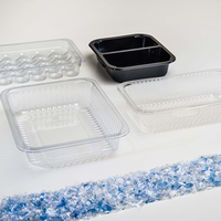 Feuille de PET transparente de qualité alimentaire, 0,5 mm, 0,8 mm, feuille de plastique PET mince et transparente, prix d'usine
