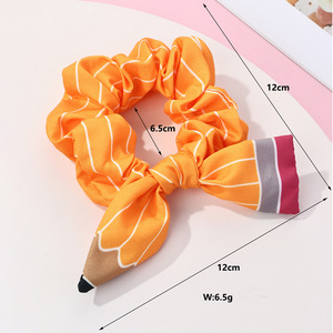 Set Personalizzato di Elastici per Capelli e Fermagli con Design Creativo in Tessuto per il Ritorno <span class=keywords><strong>a</strong></span> Scuola delle Ragazze - Product Image 6