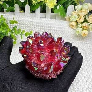 オーラ水晶クラスター天然水晶人工クラスターレイキエネルギーハウス装飾クリスタルギフト - Product Image 5