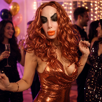 Masque en latex réaliste pour femme, masque intégral pour le visage, masque de cosplay avec cheveux bouclés rouges, maquillage glamour, pour costume de fête d'Halloween