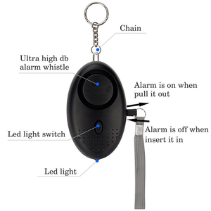 Porte-clés d'auto-défense pour femmes, alarme de sécurité personnelle, son de haute qualité, lampe LED, livraison gratuite - Product Image 6