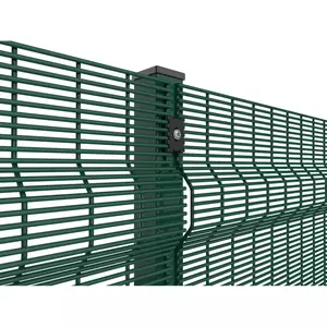 358 Fence Mesh Netting Privacy Hot Dipped Galvanized Or Powder Coating 8 Gauge Wire Diameter 3" 0.5" Mesh Opening