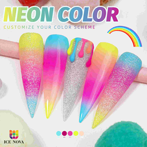Esmalte de <span class=keywords><strong>Uñas</strong></span> <span class=keywords><strong>en</strong></span> Gel Neón, Kit de Esmaltes de <span class=keywords><strong>Uñas</strong></span> UV, Resina Neón, Gel Brillante UV, Personalizable, Colorido, Inodoro - Product Image 6