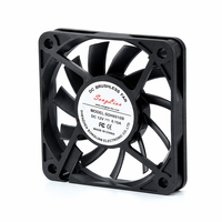 Kipas Pendingin 60mmx60mmx10mm 5 V 12 Volt 24 Volt dengan Aliran Udara Besar dan Efisiensi Tinggi untuk Rak Server Industri dan Telekomunikasi.