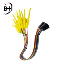 Lot de 10 pinces de test haute performance de 20 cm pour analyseur logique, sondes de câble, kit de pinces de test jaune/rouge/noir/vert – Vente en gros
