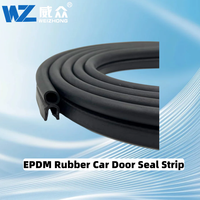 Tira de Sellado de Goma EPDM para Puertas de Coche, Protector de Bordes en Forma de U para Ventanas, Capó y Maletero, Insonorizante e Impermeable