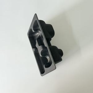 Tùy chỉnh màu đen ướt ép bột giấy đúc phân hủy sinh học chịu áp lực bao bì màu đen ướt ép bên trong khay - Product Image 4