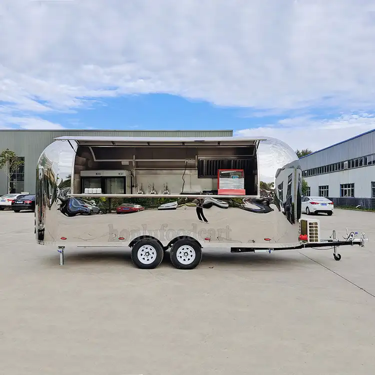 Airstream-remolque de comida rápida estándar australiano, Crepe para EE. UU., superventas, 2022