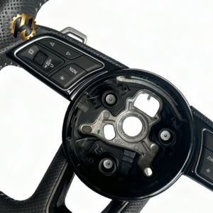 Volante Personalizado de Cuero Completo, Duradero y de Lujo para <span class=keywords><strong>Audi</strong></span> A3/A4/A5/S3/S4/S5/<span class=keywords><strong>RS3</strong></span>/RS4/RS5/B8.5/<span class=keywords><strong>8P</strong></span>/8V/B9/C7/A6 - Product Image 2