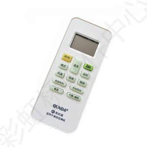Control remoto universal para aire acondicionado Qunda para Midea, compatible con código fijo, alcance de 10 m, material plástico - Product Image 1