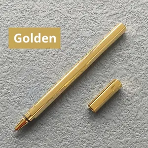 Stylo en laiton hexagonal de haute qualité multi-finition miroir poli chromé argent doré or Rose Gunblack 1.0mm pour le sport - Product Image 6