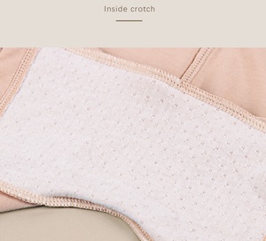 Pantalones Cortos de Maternidad Largos con Soporte Abdominal, Ropa Interior de Embarazo de Cintura Alta, Bragas de Algodón Suaves para <span class=keywords><strong>Mujer</strong></span> - Product Image 6