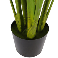 Arbre artificiel Alpinia Zerumbet de 160 cm, plante verte artificielle avec pot en plastique pour la décoration intérieure de la maison et du bureau
