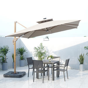 <span class=keywords><strong>Parasol</strong></span> Romain Extérieur Grande Taille PVC Aluminium Cour Soleil Stalle Intérieur <span class=keywords><strong>Parasol</strong></span> Lumière Jardin Terrasse Protecteur Solaire pour Villa - Product Image 5