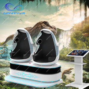 Nouveau fauteuil VR 9D en forme de dinosaure, simulateur de <span class=keywords><strong>cinéma</strong></span> interactif pour 2 joueurs, réalité virtuelle pour parc d'attractions - Product Image 1