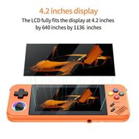 Console de jeu portable rétro M41P, écran couleur HD 4,2 pouces, joystick RGB, stockage 64 Go, plus de 20000 jeux, 30 émulateurs, ACT Action No