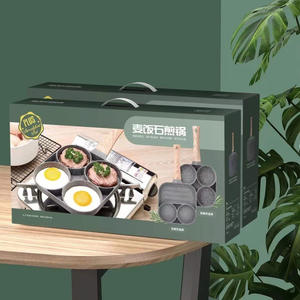 Poêle rectangulaire en fonte, sans revêtement, pour faire frire un steak, griller des œufs, <span class=keywords><strong>pain</strong></span>, vente en gros - Product Image 5