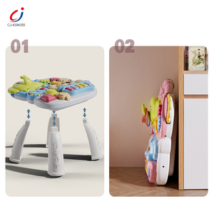 Chengji enfants bébé trotteur jeune enfant voiture multifonction piano apprentissage précoce sensoriel occupé activités jouets éducatifs bébé trotteur - Product Image 2