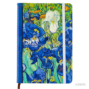 Agenda 2026 Monet A5 avec impression UV de qualité supérieure, logo personnalisé, carnet thermique en cuir PU, idéal pour la promotion, livraison rapide - Product Image 2