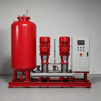 Équipement d'alimentation en eau à pression constante pour la lutte contre les incendies avec système de stabilisation à double pompe