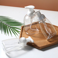 Bouteilles en plastique PET vides de 250 ml, 300 ml, 500 ml pour cosmétiques, avec logo, pour savon, shampoing, lotion moussante, pompe distributrice de liquide pour bébé