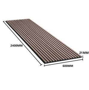 Soundproof <b>Wall</b> <b>Panels</b> MDF Akupanel Wood Slatted <b>Wall</b> Acoustic Felt <b>Panels</b> <b>for</b> Interior Decoration <b>Wall</b> and Ceiling - Product Image 2