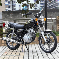 Moto d'occasion authentique Haojue Suzuki Little Prince GN125-2F 125cc 110 km/h, style rétro, pour homme, idéale pour la conduite croisée et les trajets quotidiens