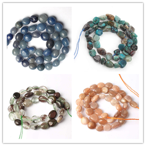 6-8mm AA <span class=keywords><strong>chrysocolla</strong></span> sỏi sỏi sỏi hạt Chữa Bệnh năng lượng tự nhiên <span class=keywords><strong>chrysocolla</strong></span> vòng hình dạng không đều hạt 15" - Product Image 5