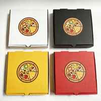Boîte à pizza personnalisée SP3847, boîte de livraison de pizza rectangulaire, fournisseur de boîtes à pizza en papier ondulé imprimées sur mesure